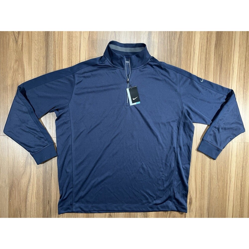 Nike Golf Dri-FIT 1/2-Zip Cover-Up. 578673 Blue Men’s 3XL